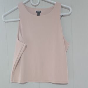 Love Pink Sleeveless Crop Tank Top